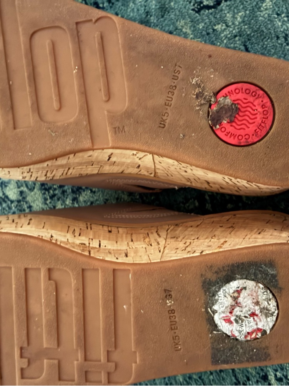 Fitflop Slide Sandals in Rose Taupe - Picture 5 of 6
